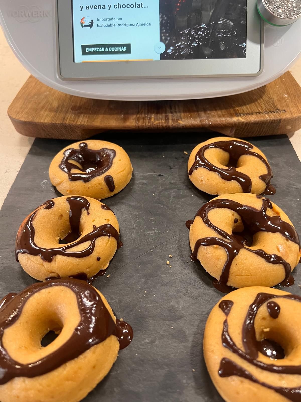 Ideas para cocinar sin aditivos en casa: Donuts de manzana con Thermomix