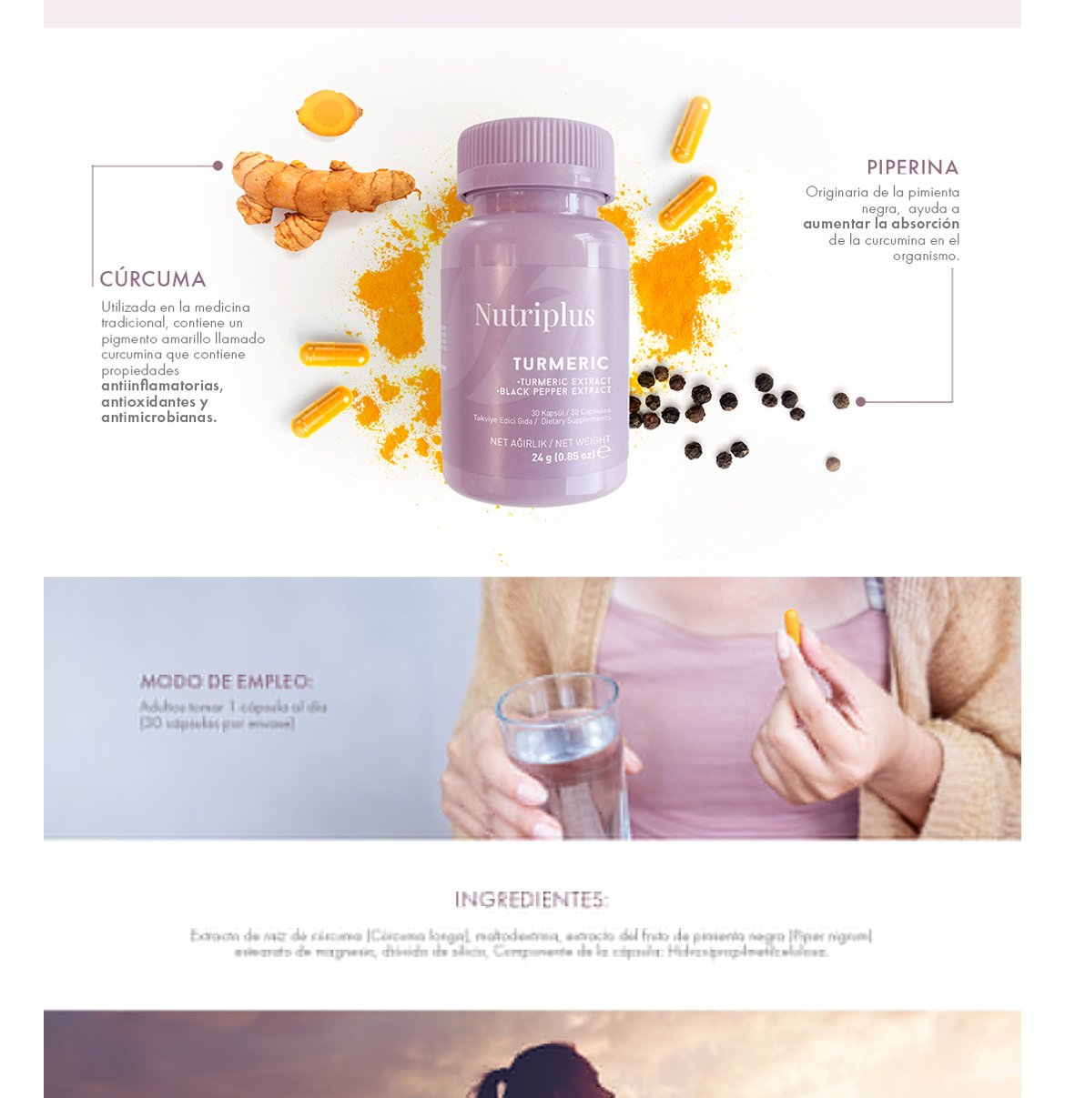 “Beneficios de la Cúrcuma con Piperina: Reducir Inflamación y Mejorar tu Bienestar”